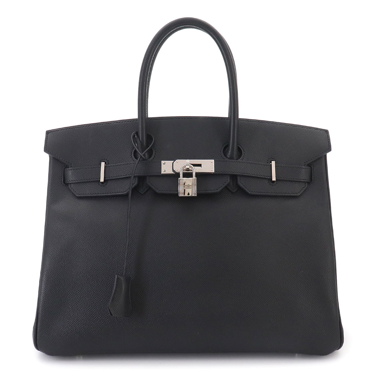 Birkin 35 Veau Epsom Black Hand Bag Purse