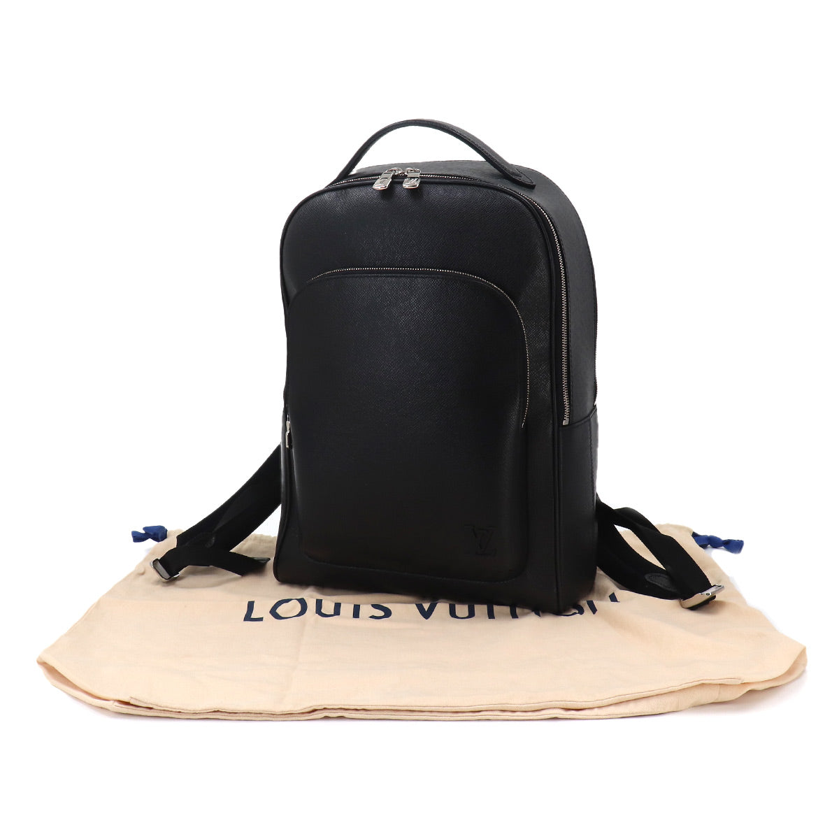 Taiga Avenue Backpack Leather Noir M30977 Black Purse
