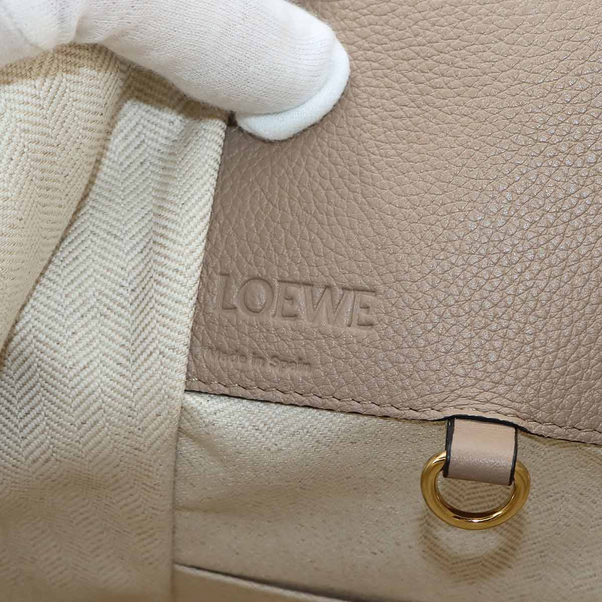Hammock Small Hand Shoulder Bag Leather Beige Brown A538S35X51