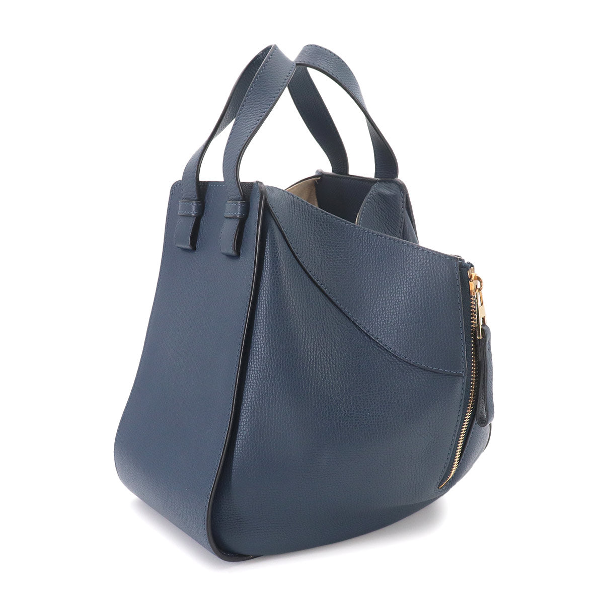 Hammock Small Hand Shoulder Bag Leather Navy Purse
