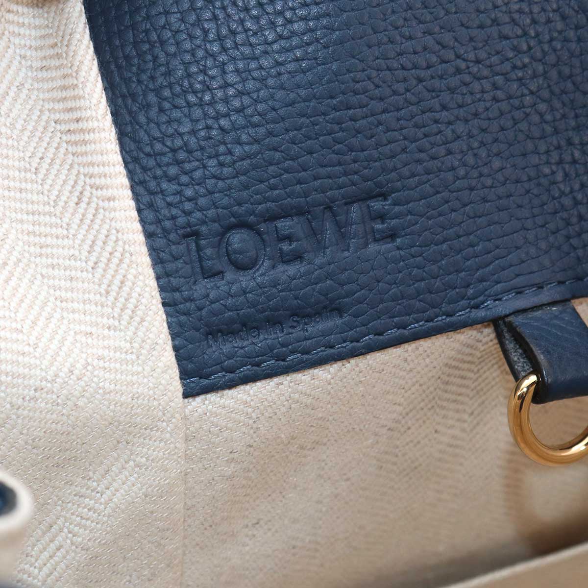 Hammock Small Hand Shoulder Bag Leather Navy Purse