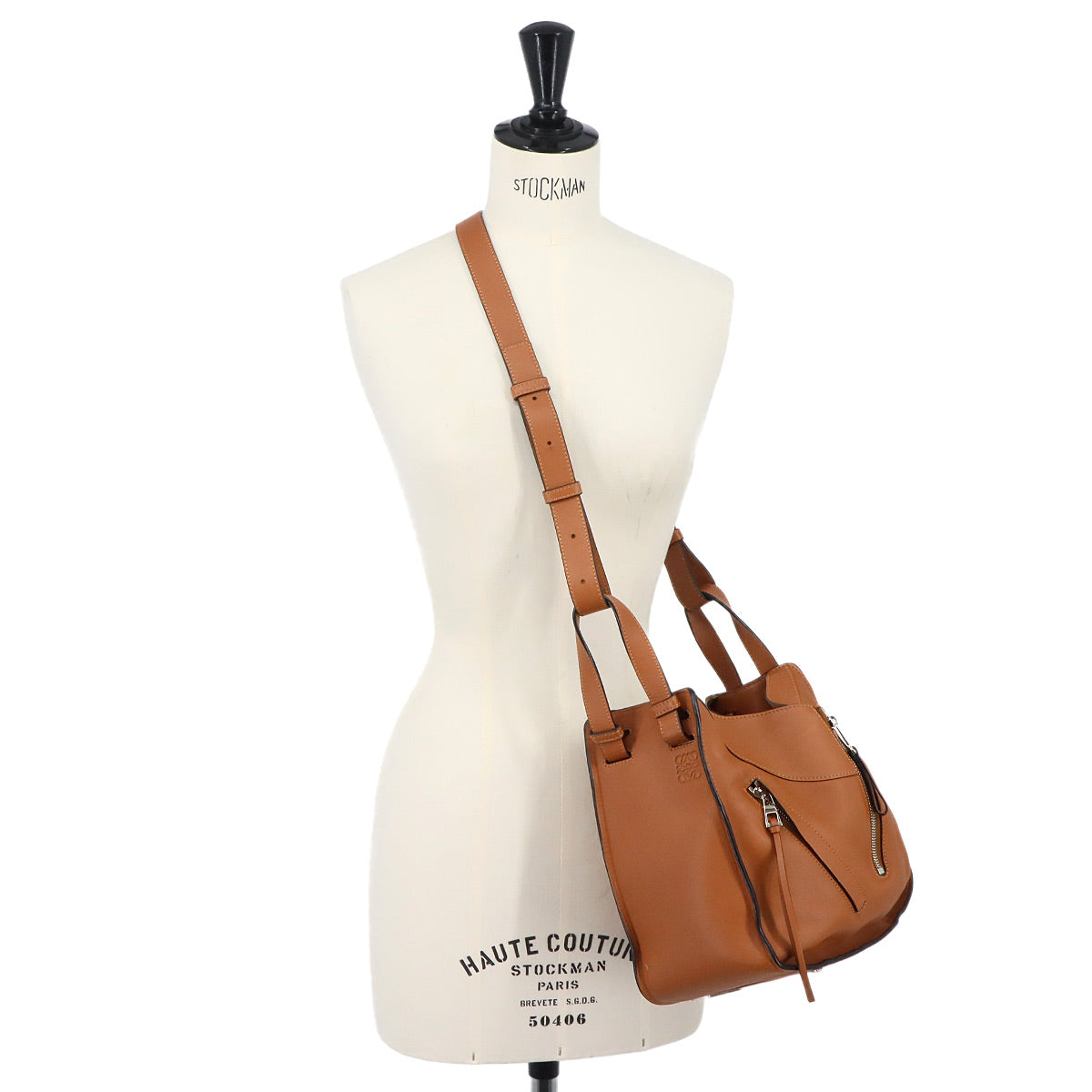 Hammock Small Hand Shoulder Bag Leather Brown Purse