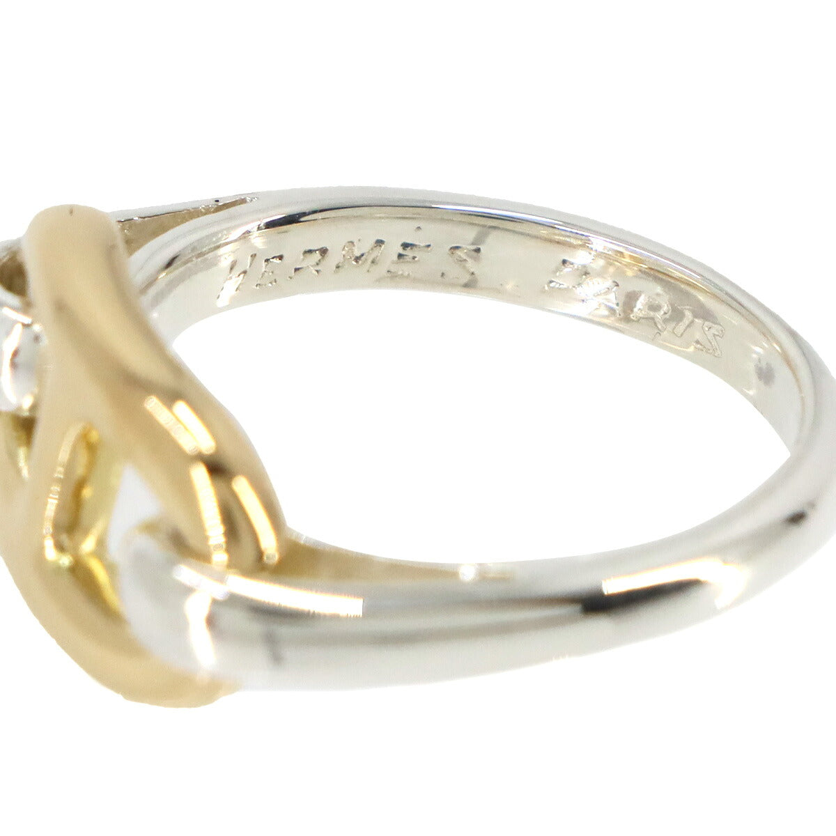 Chaine dancre Ring Ag 925 K18 Silver Gold YG