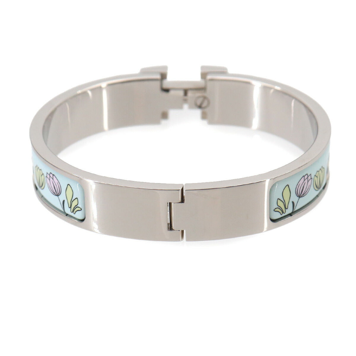 Clic H Bangle Les Leopards Silver Multicolor