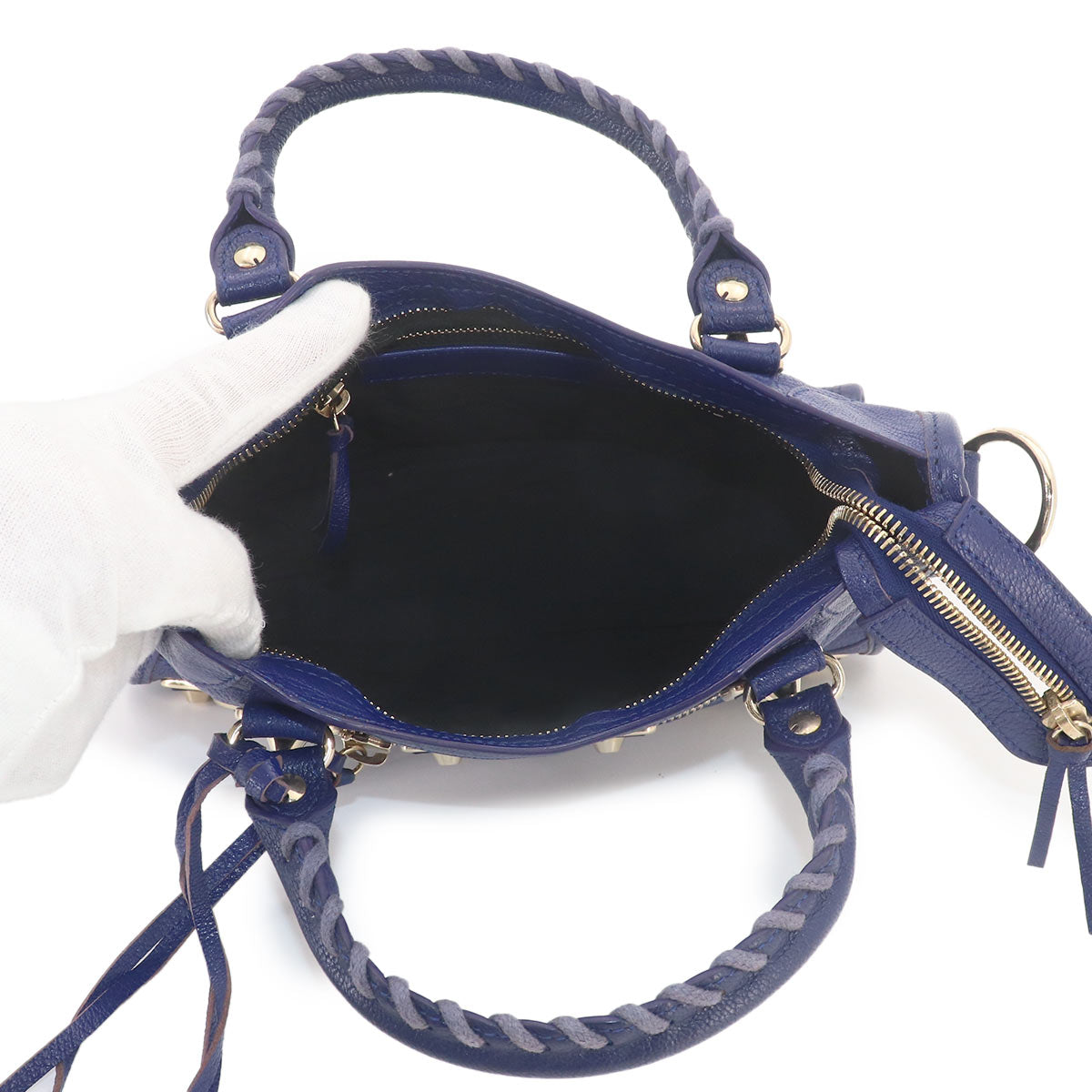 Classic City Mini 2way Hand Shoulder Bag Blue 300295 Purse