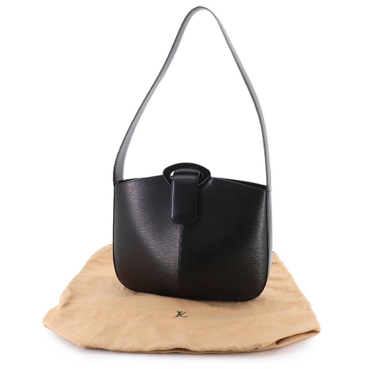 Epi Lively Shoulder Bag Leather Noir M52162 Purse
