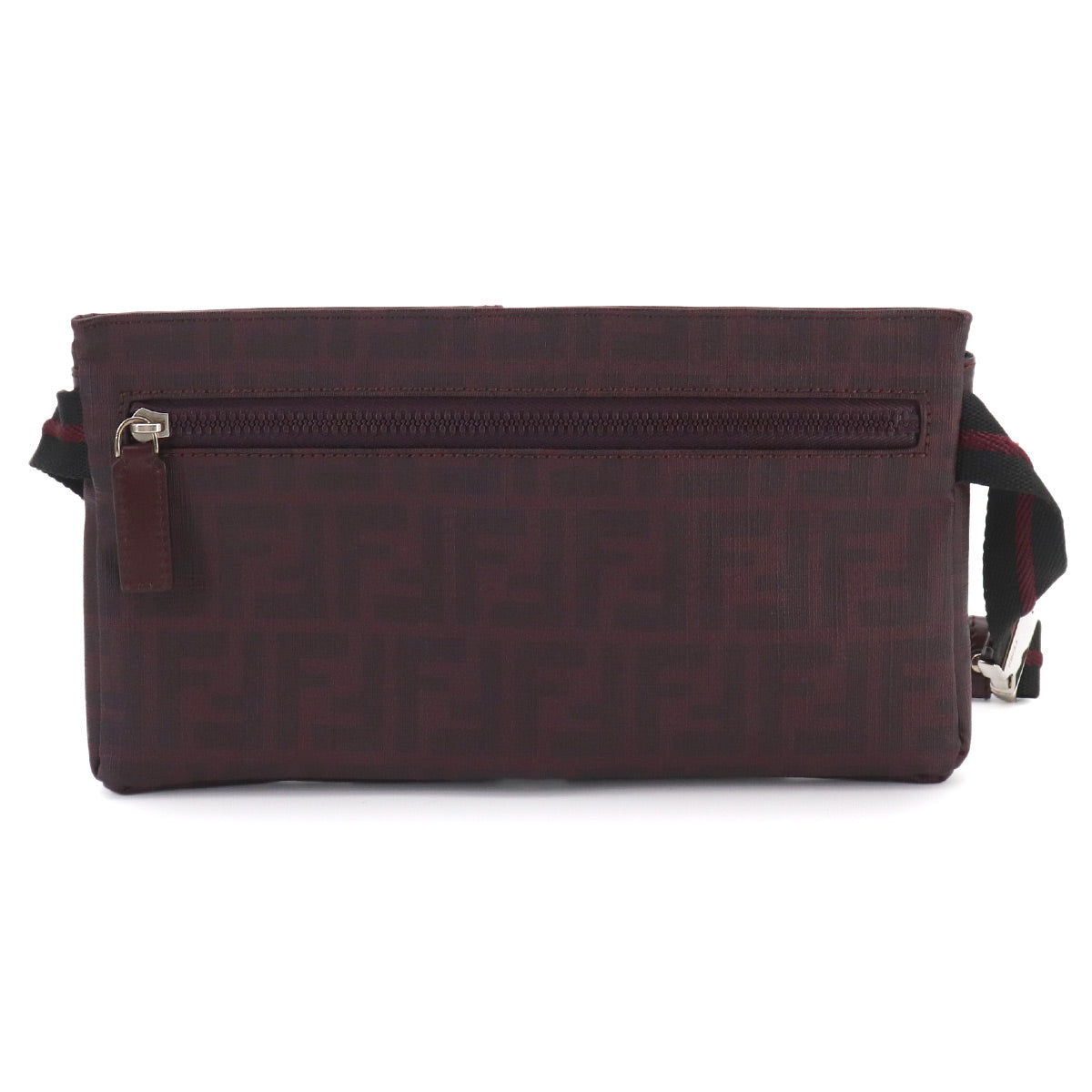 Zucca Belt Bag Crossbody Bag PVC Bordeaux 7VA280 Purse