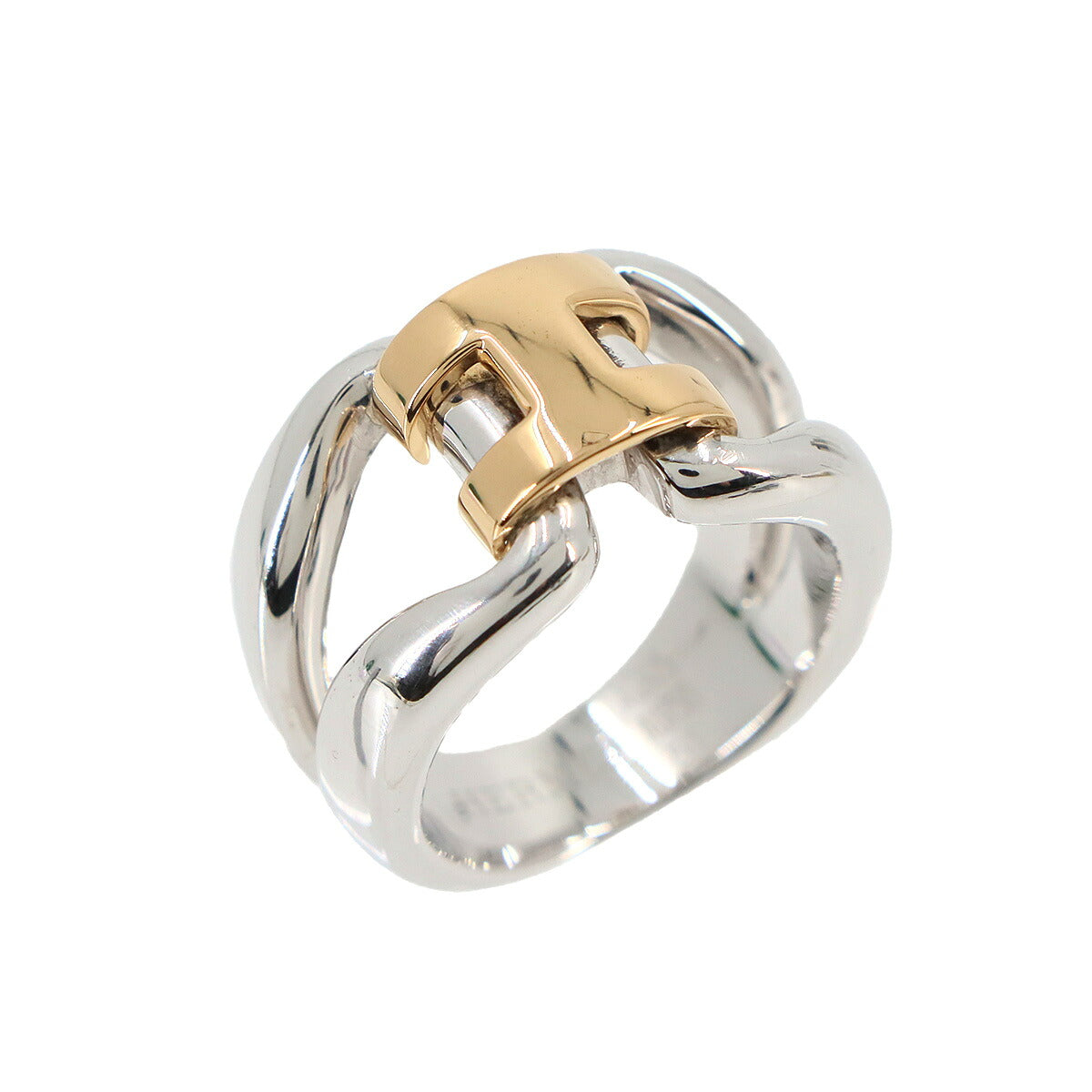 History Vintage Ring Silver SV Ag 925 750 K18 51 Accessory