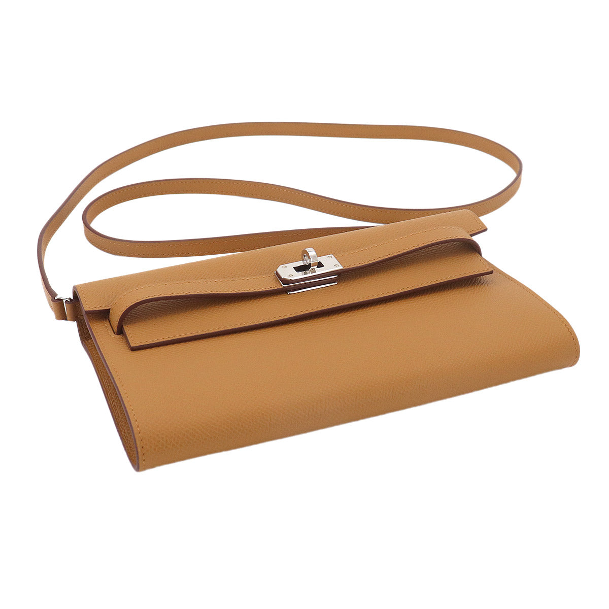Kelly To Go Shoulder Wallet Epsom Natural Purse