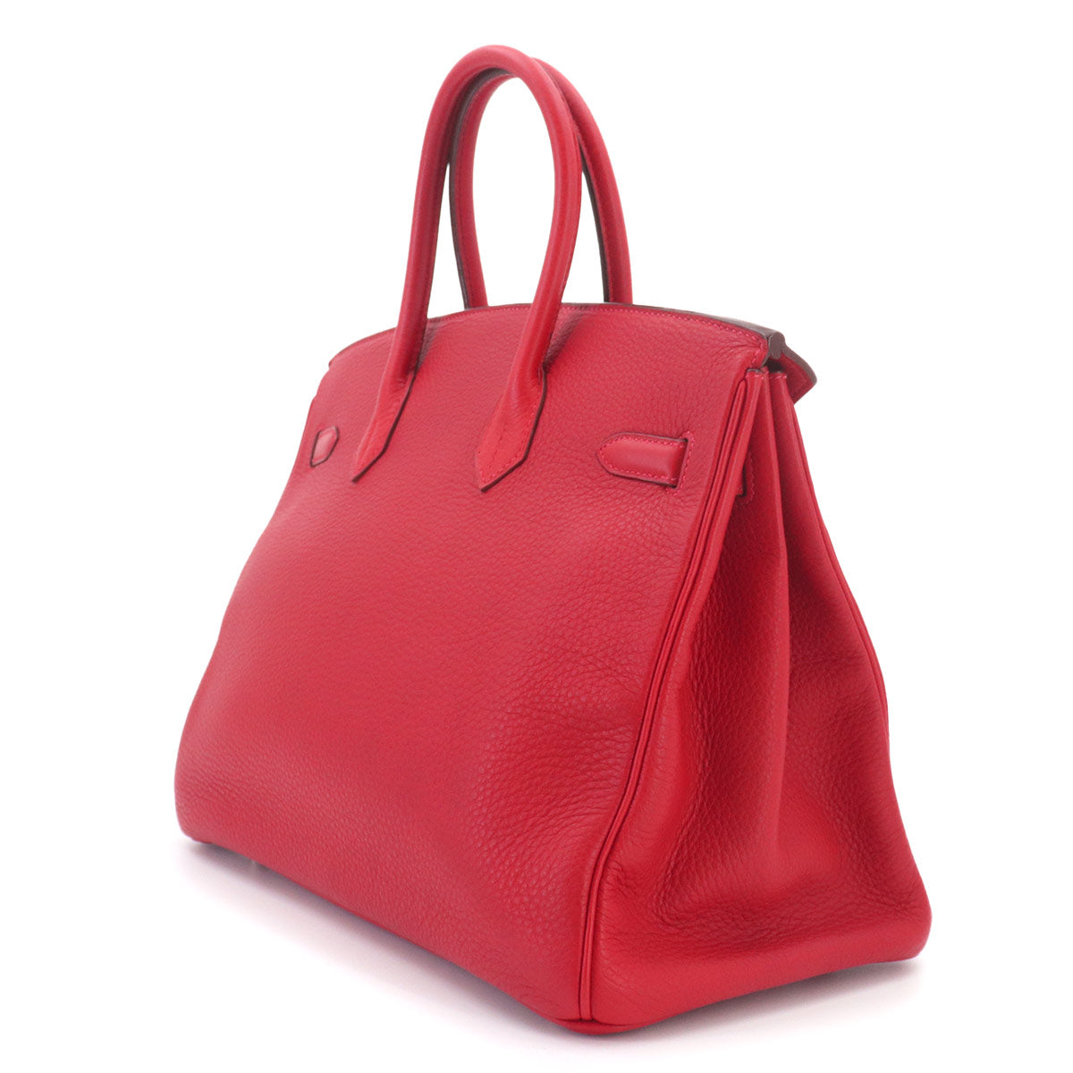 Birkin 35 Veau Togo Rouge Vif Hand Bag Red