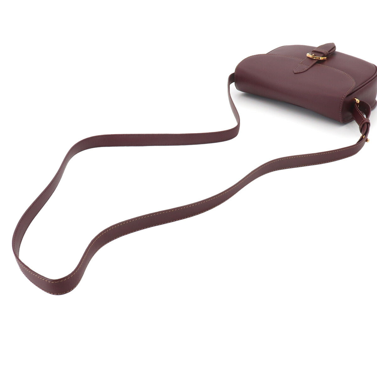 Must Line Shoulder Bag Leather Bordeaux Purse