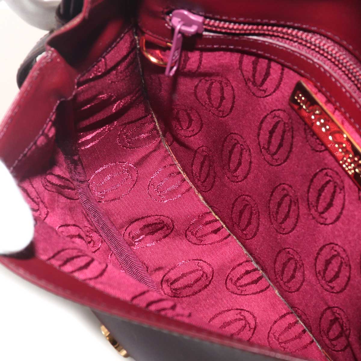 Must Line Shoulder Bag Leather Bordeaux Purse