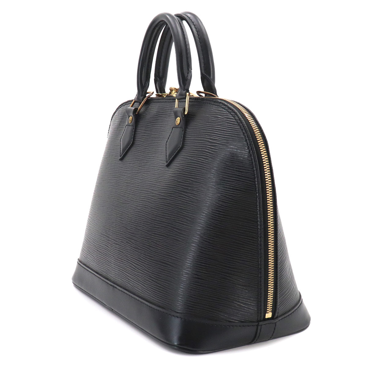 Epi Alma PM Hand Bag Leather Noir Black M52142 Purse