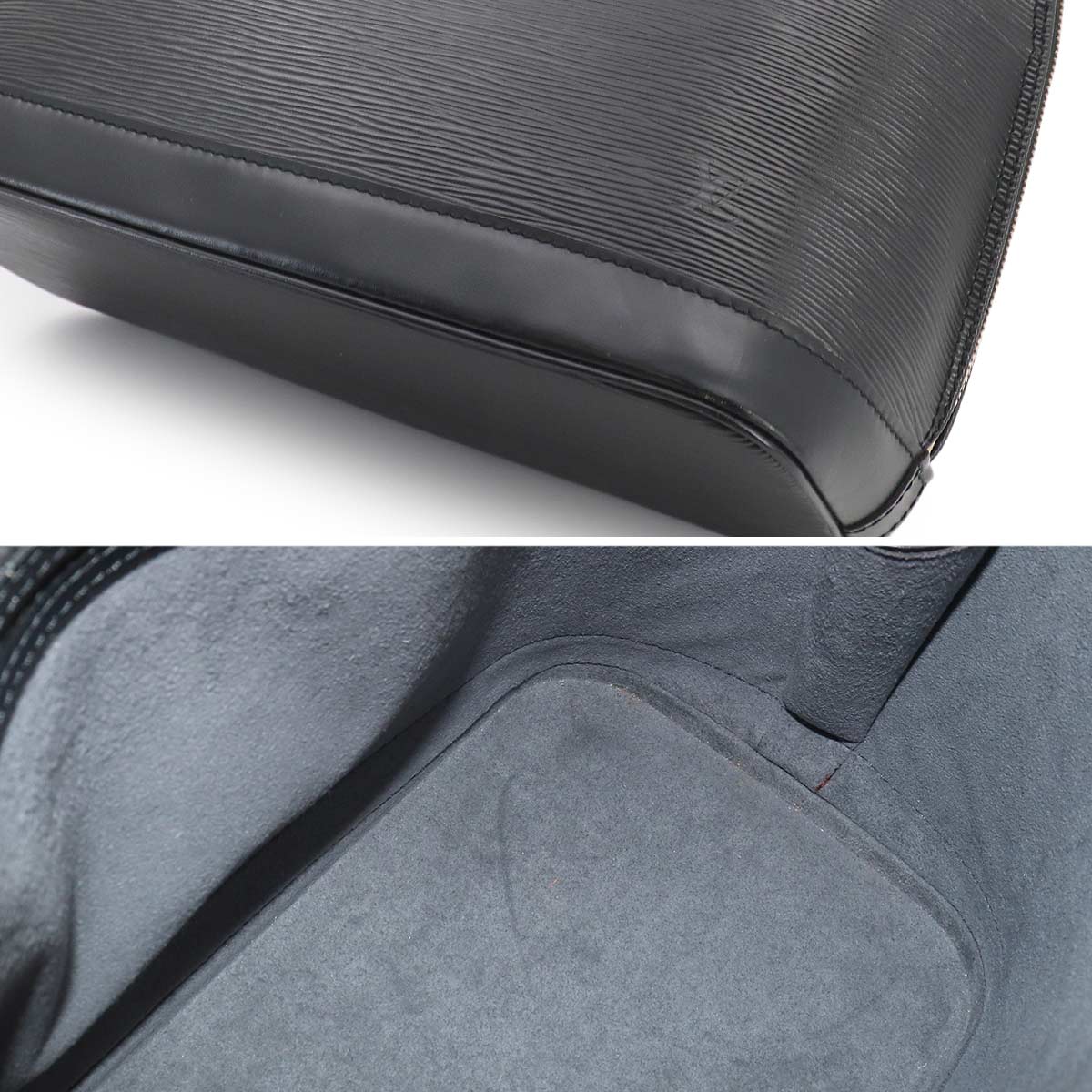 Epi Alma PM Hand Bag Leather Noir Black M52142 Purse