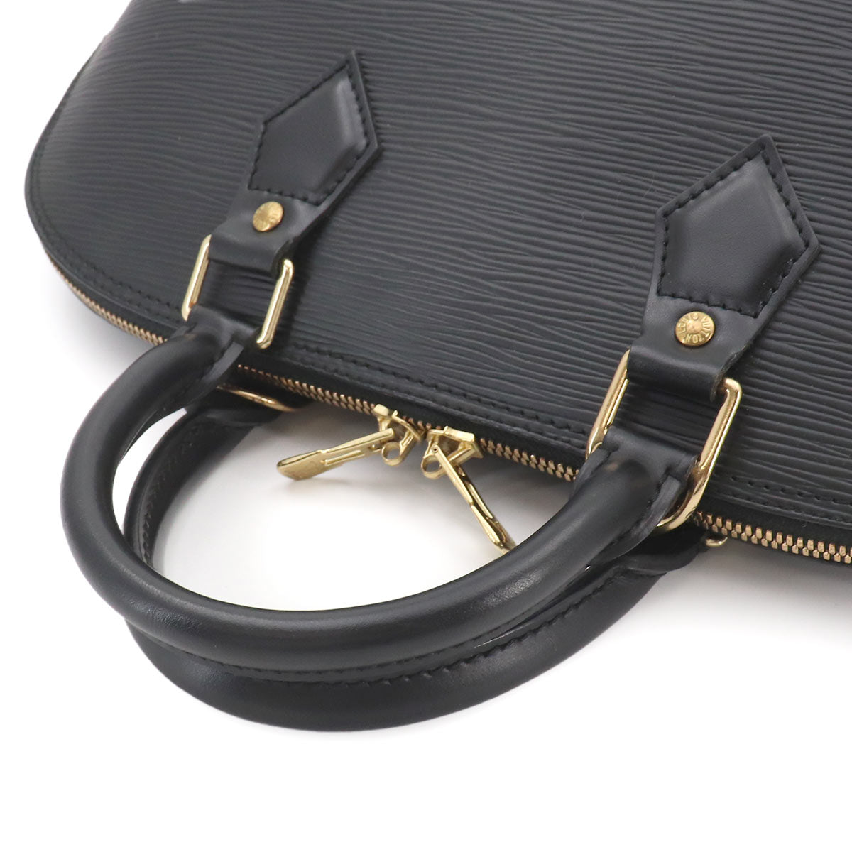 Epi Alma PM Hand Bag Leather Noir Black M52142 Purse