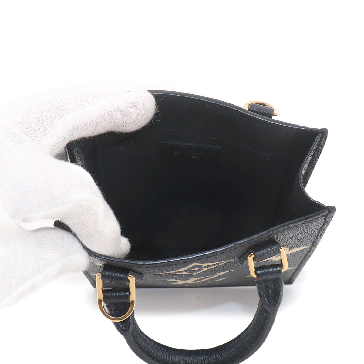 Monogram Empreinte Petit Sac Plat Black Beige M81416