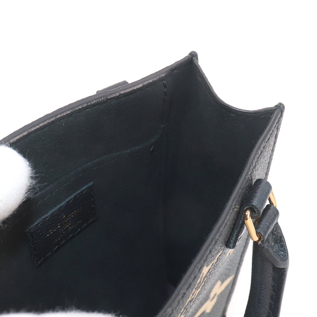 Monogram Empreinte Petit Sac Plat Black Beige M81416