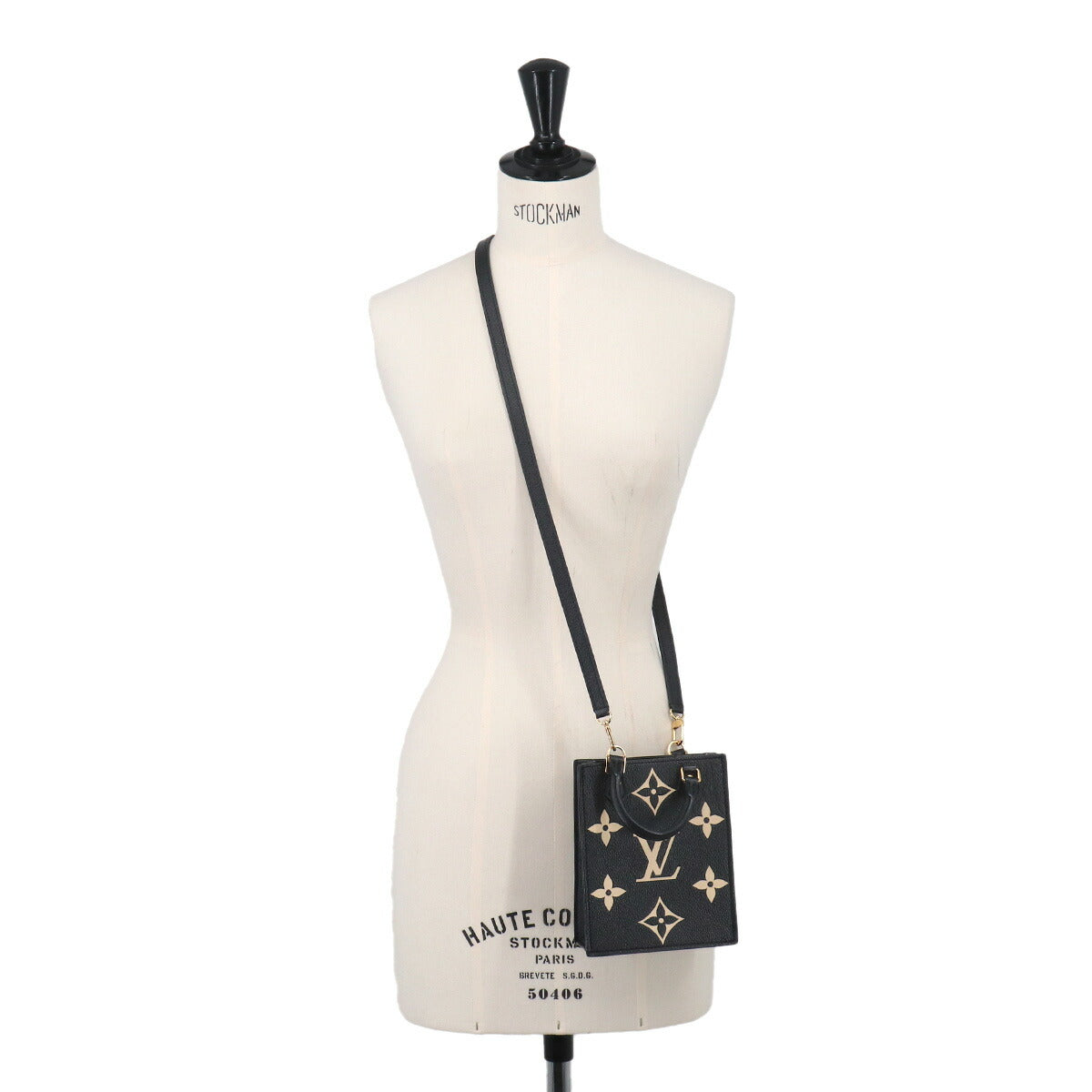 Monogram Empreinte Petit Sac Plat Black Beige M81416