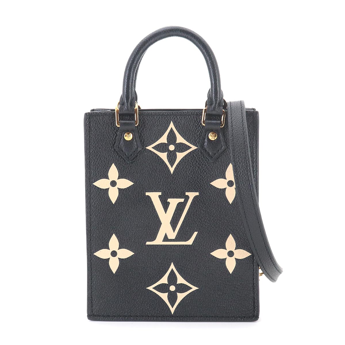 Monogram Empreinte Petit Sac Plat Black Beige M81416