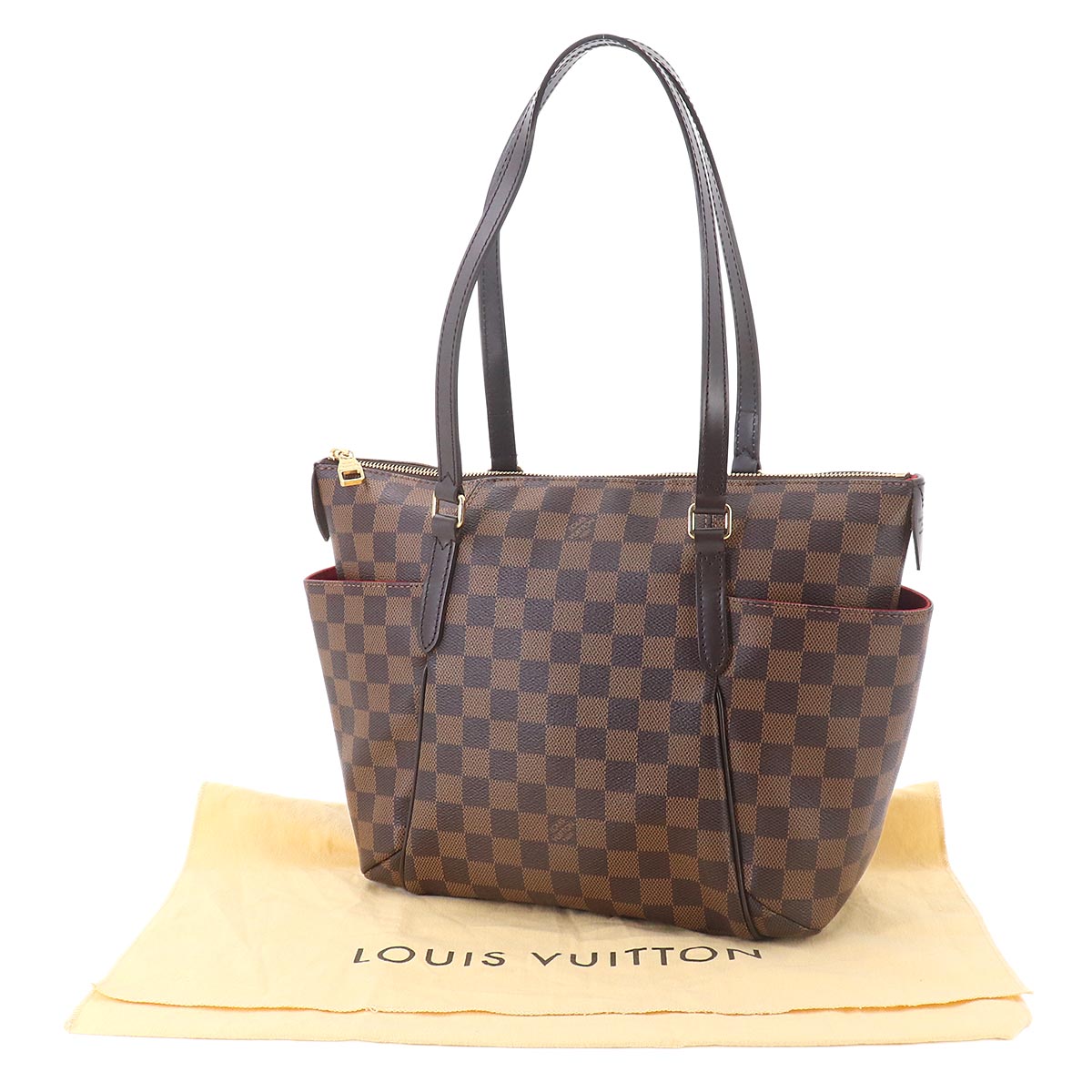 Damier Totally PM Tote Bag Ebene Brown N41282 Purse