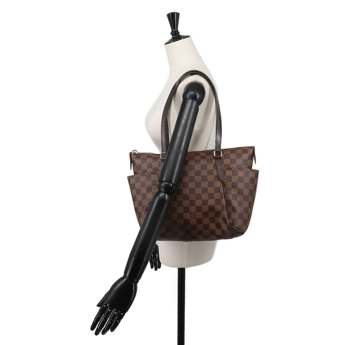 Damier Totally PM Tote Bag Ebene Brown N41282 Purse