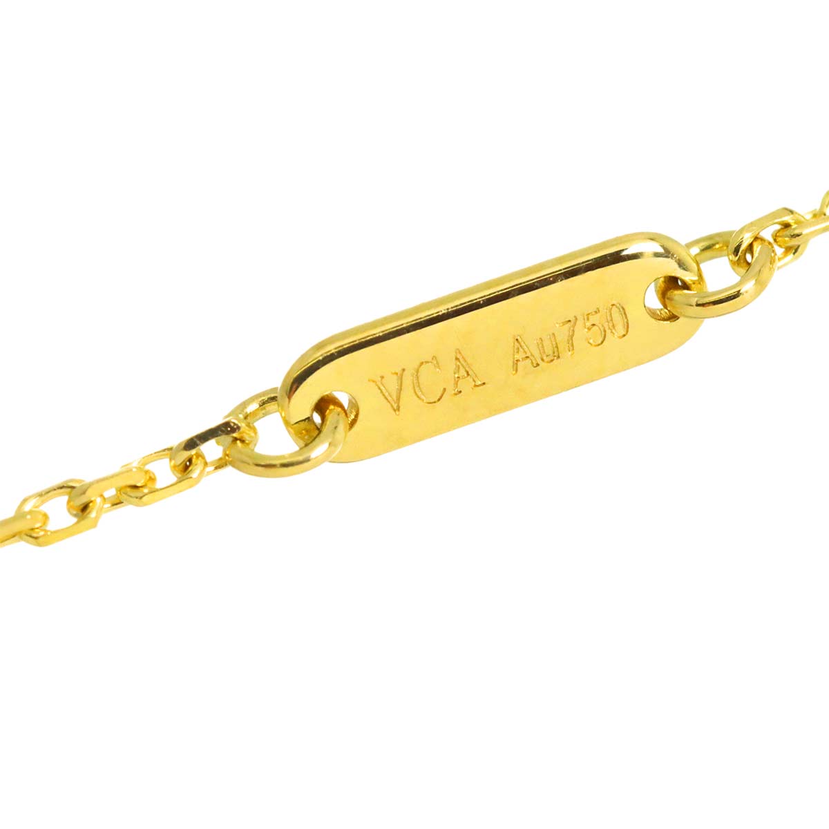 Sweet Papillon Mother of Pearl MOP Bracelet 18K YG 750