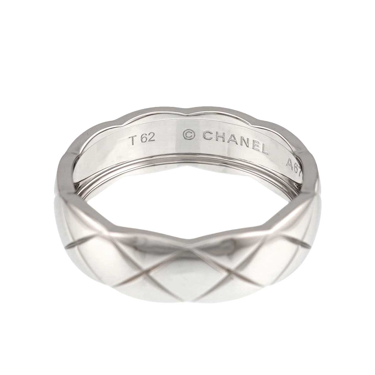 Coco Crush MM Ring 18K WG 750 size62 9.5-9.75(US)