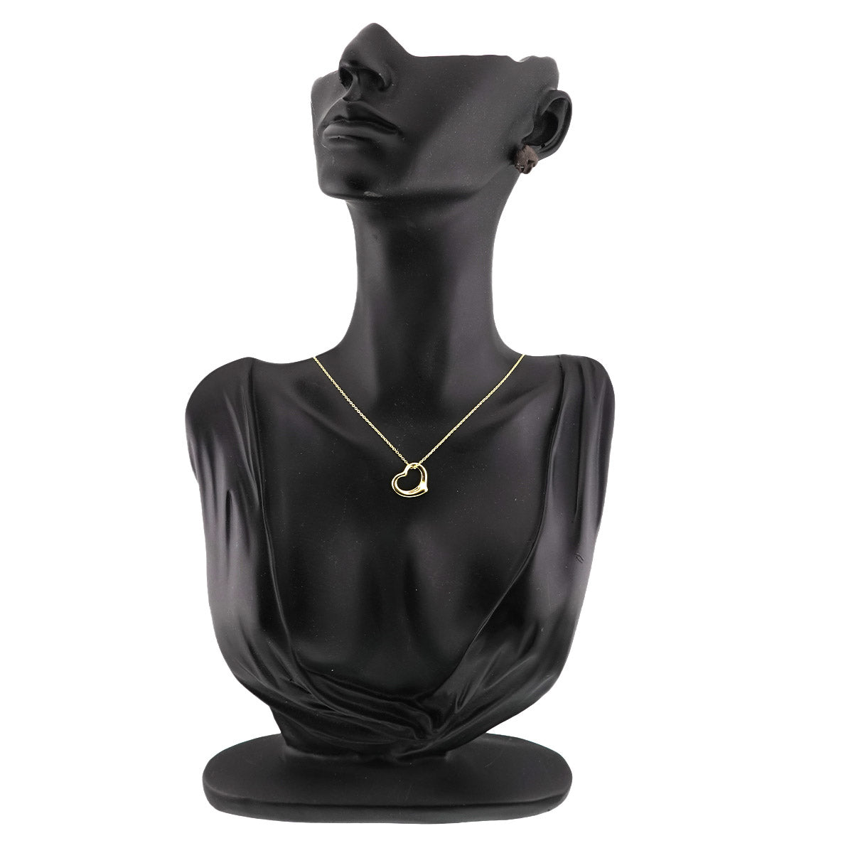 Open Heart Necklace 18K Yellow Gold 750