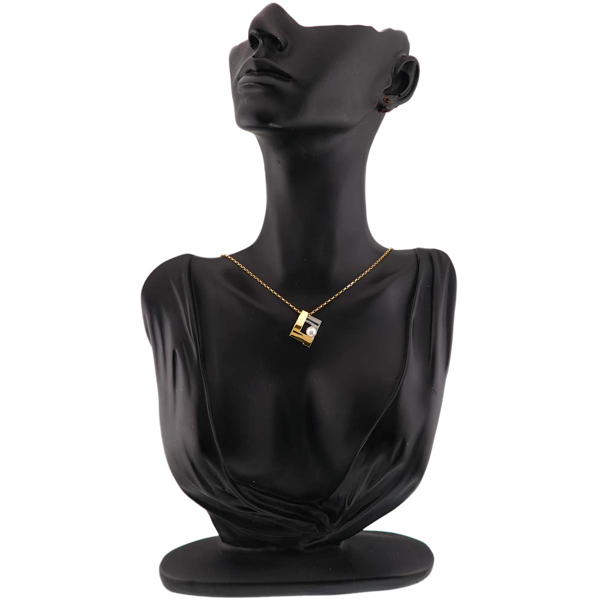 MIKIMOTO Akoya Pearl 6.0mm Necklace 18K Yellow White Gold 750