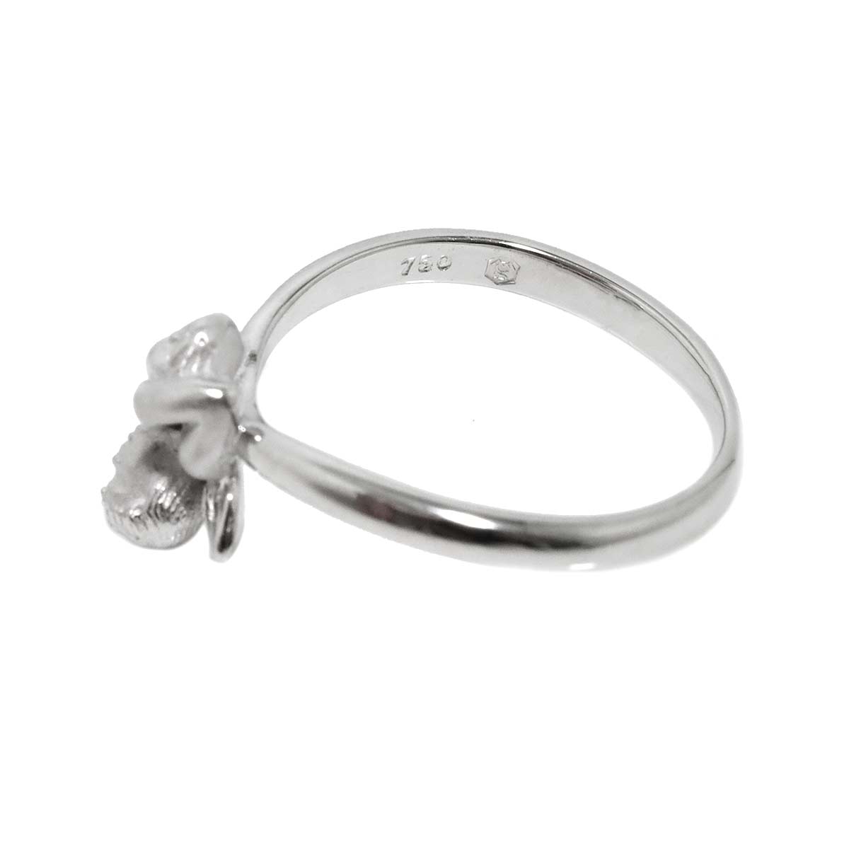Ring 18K WG 750 Size4(US)