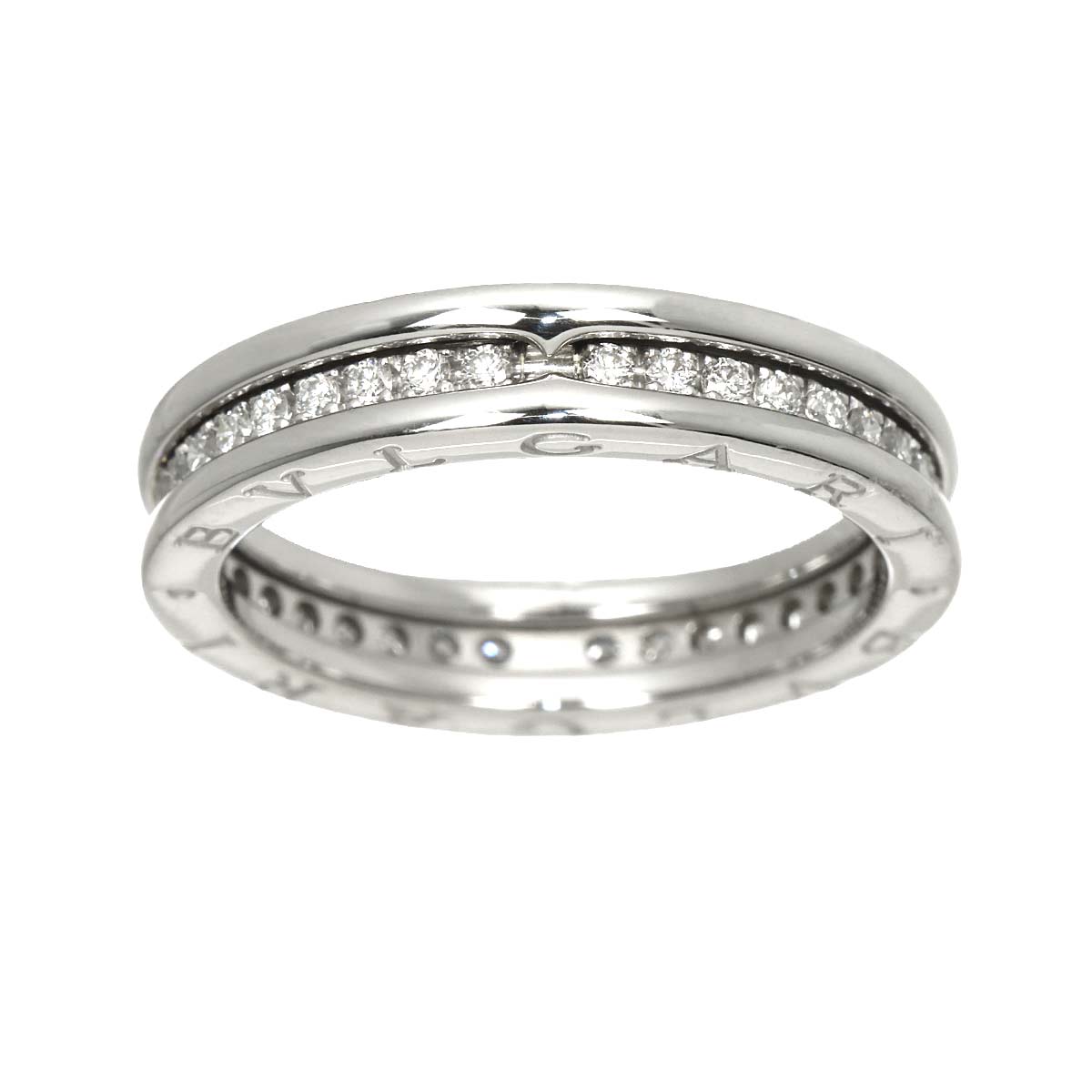 B-zero1 1Band Diamond Ring 18K WG 750 size61 9-9.5(US)