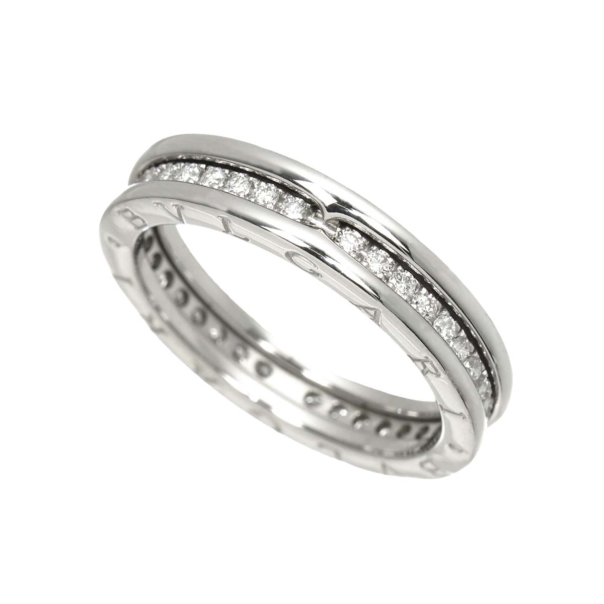 B-zero1 1Band Diamond Ring 18K WG 750 size61 9-9.5(US)