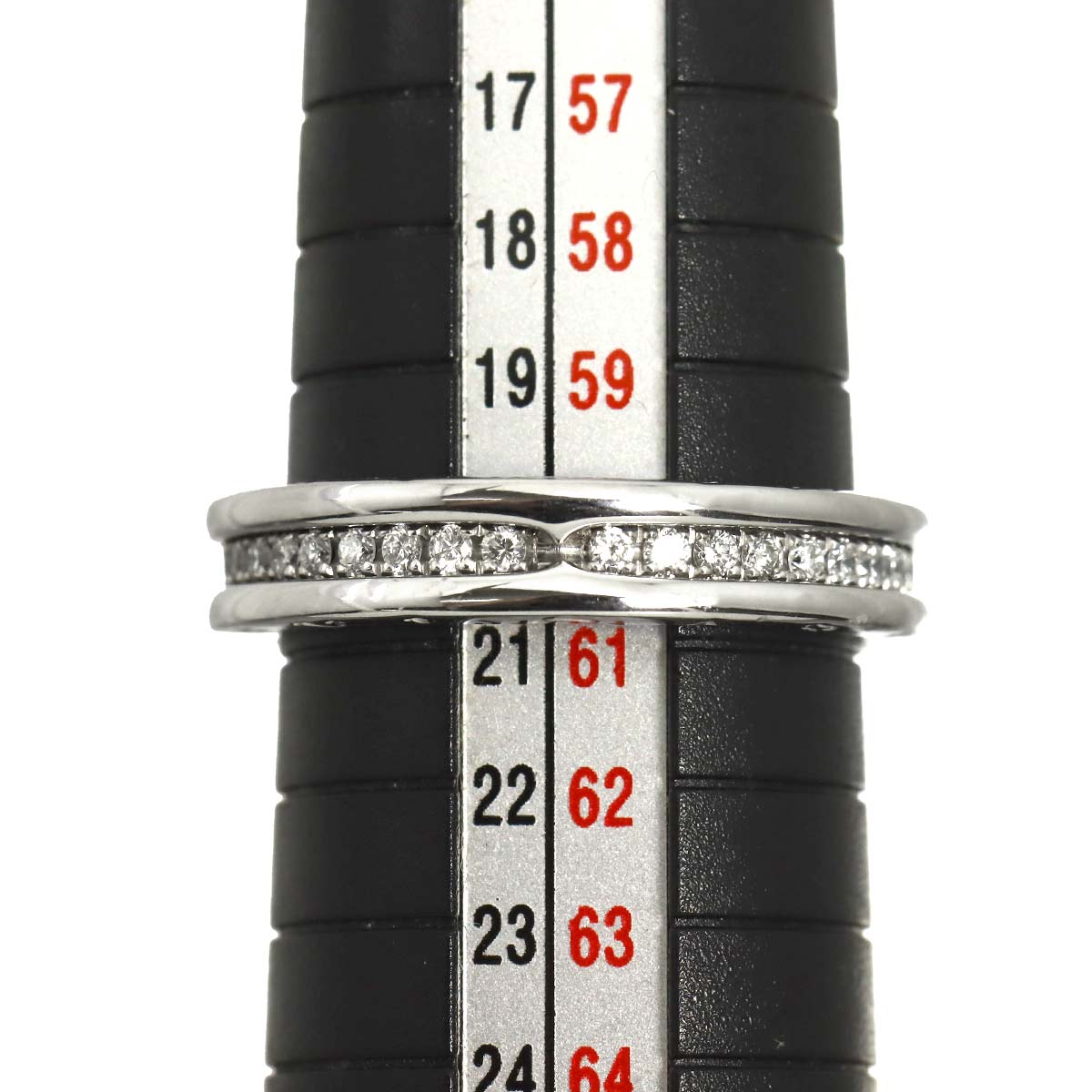 B-zero1 1Band Diamond Ring 18K WG 750 size61 9-9.5(US)