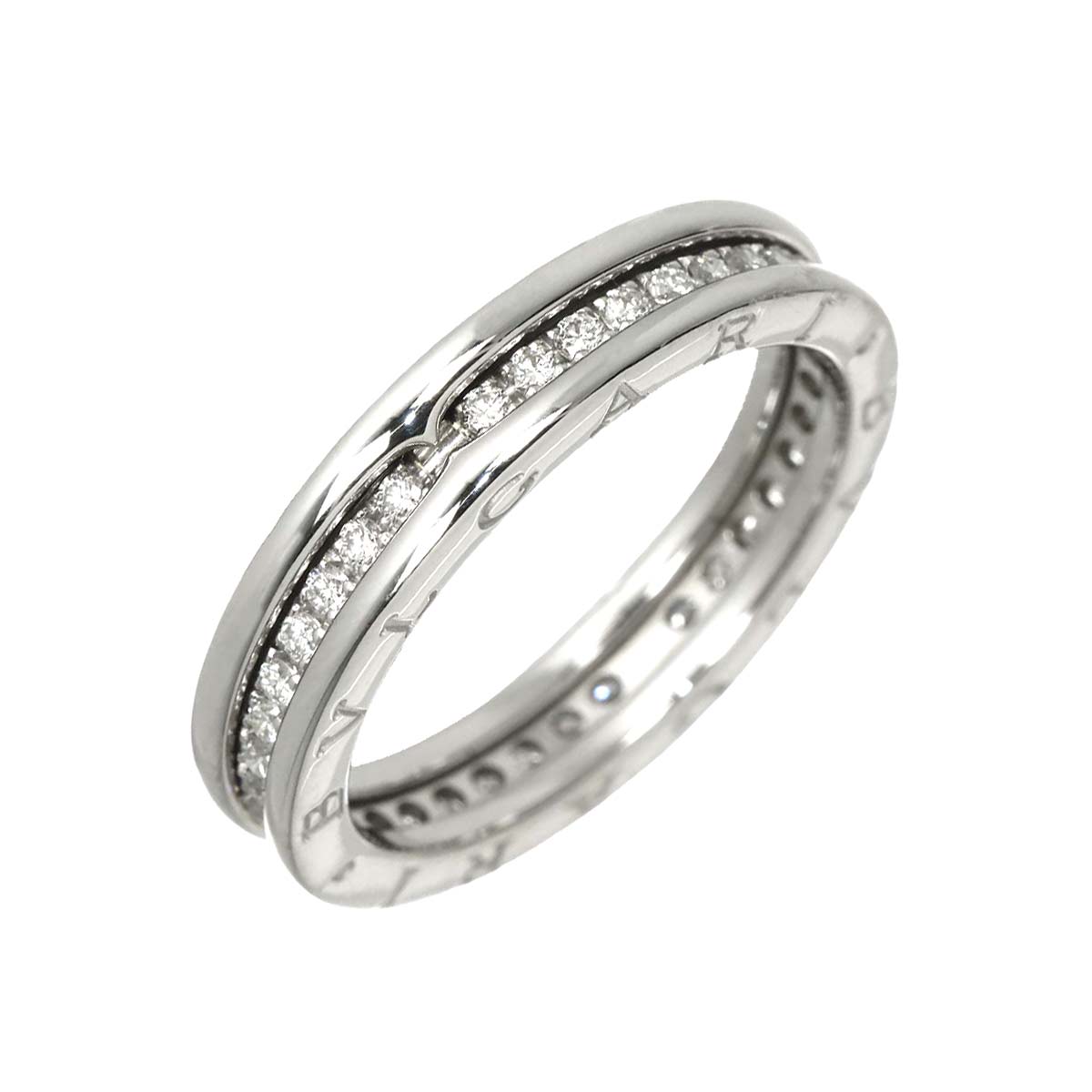 B-zero1 1Band Diamond Ring 18K WG 750 size61 9-9.5(US)