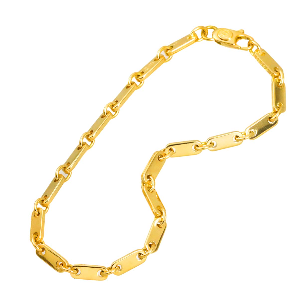 Figaro Bracelet 18K Yellow Gold 750