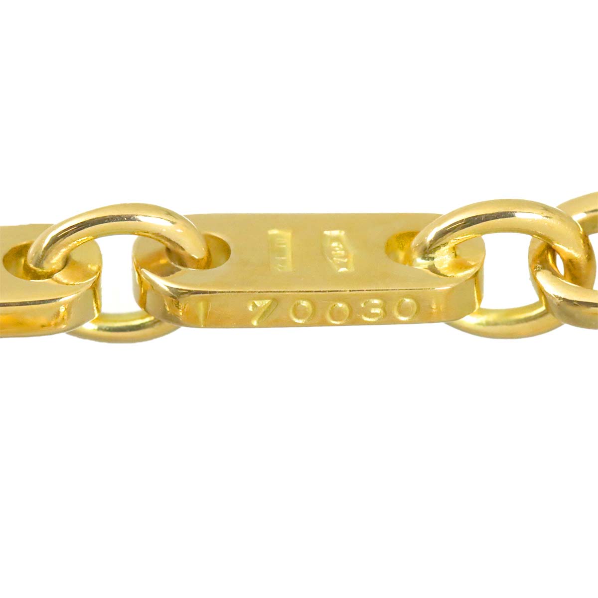 Figaro Bracelet 18K Yellow Gold 750