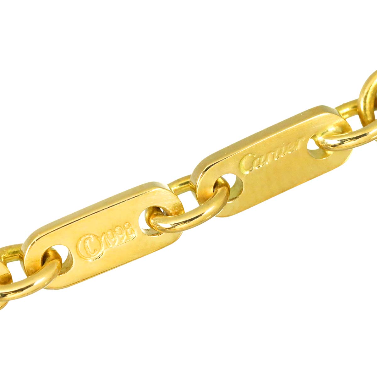 Figaro Bracelet 18K Yellow Gold 750