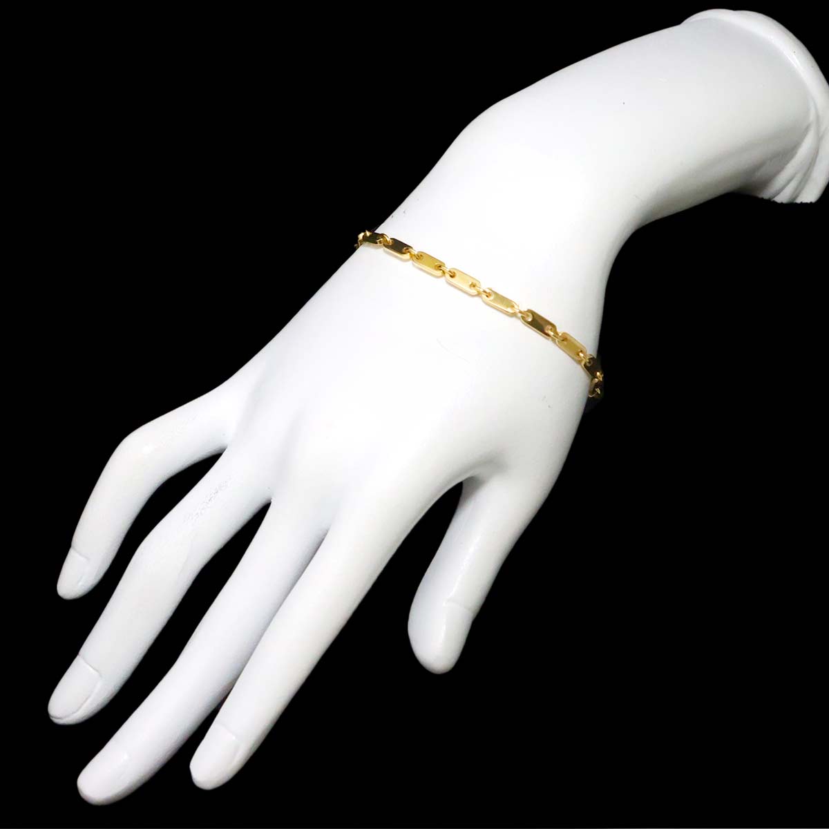 Figaro Bracelet 18K Yellow Gold 750