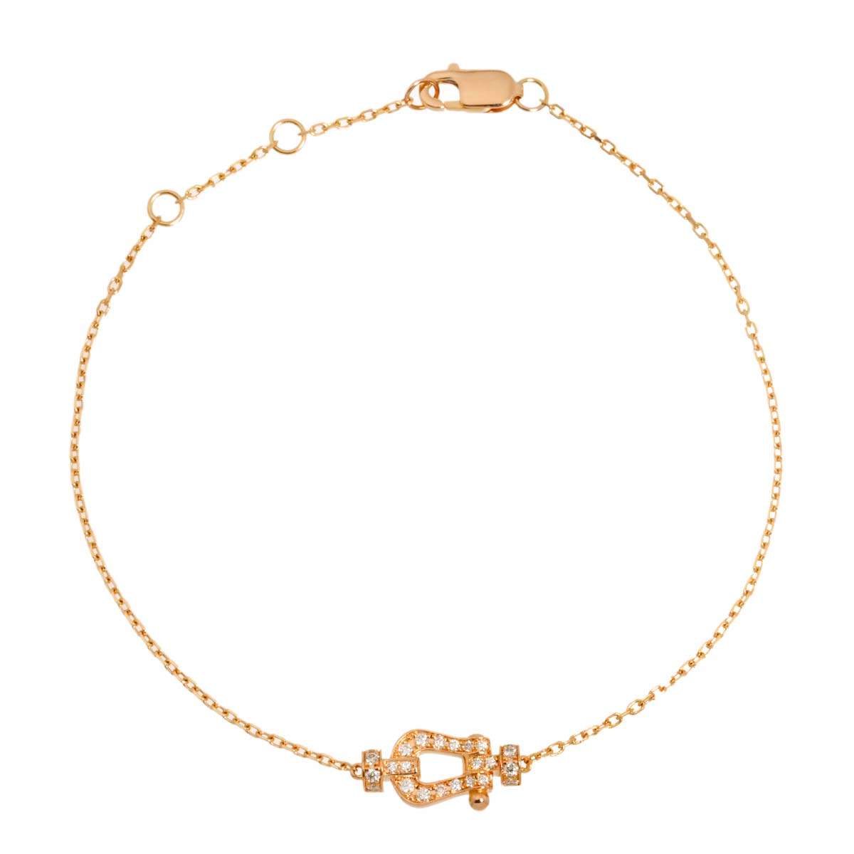 Force10 Diamond Bracelet SM 18K Pink Gold 750