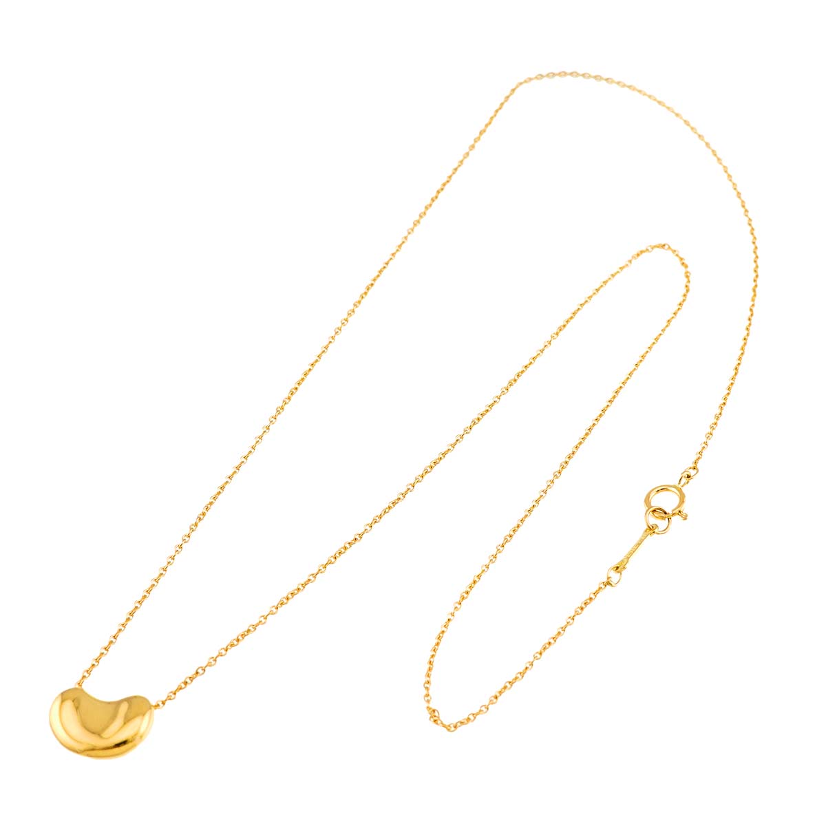 Bean Necklace 18K Yellow Gold 750