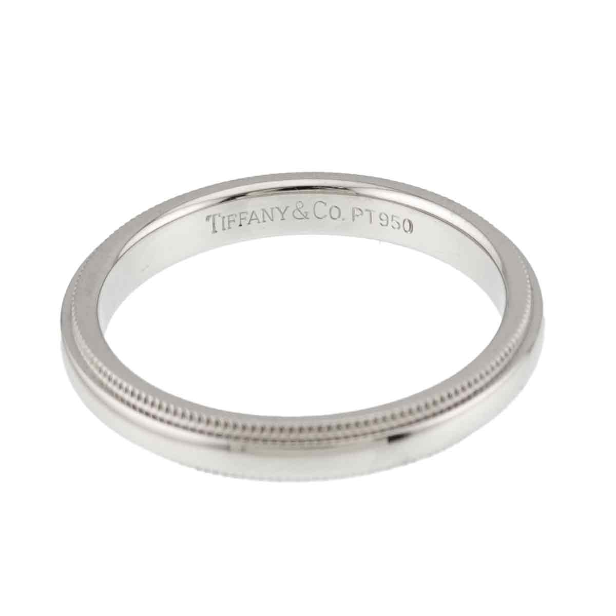 Milgrain Band Ring Pt Platinum Size7.25(US)