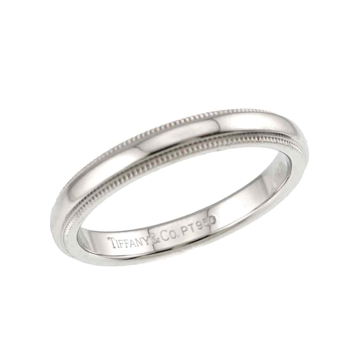Milgrain Band Ring Pt Platinum Size7.25(US)