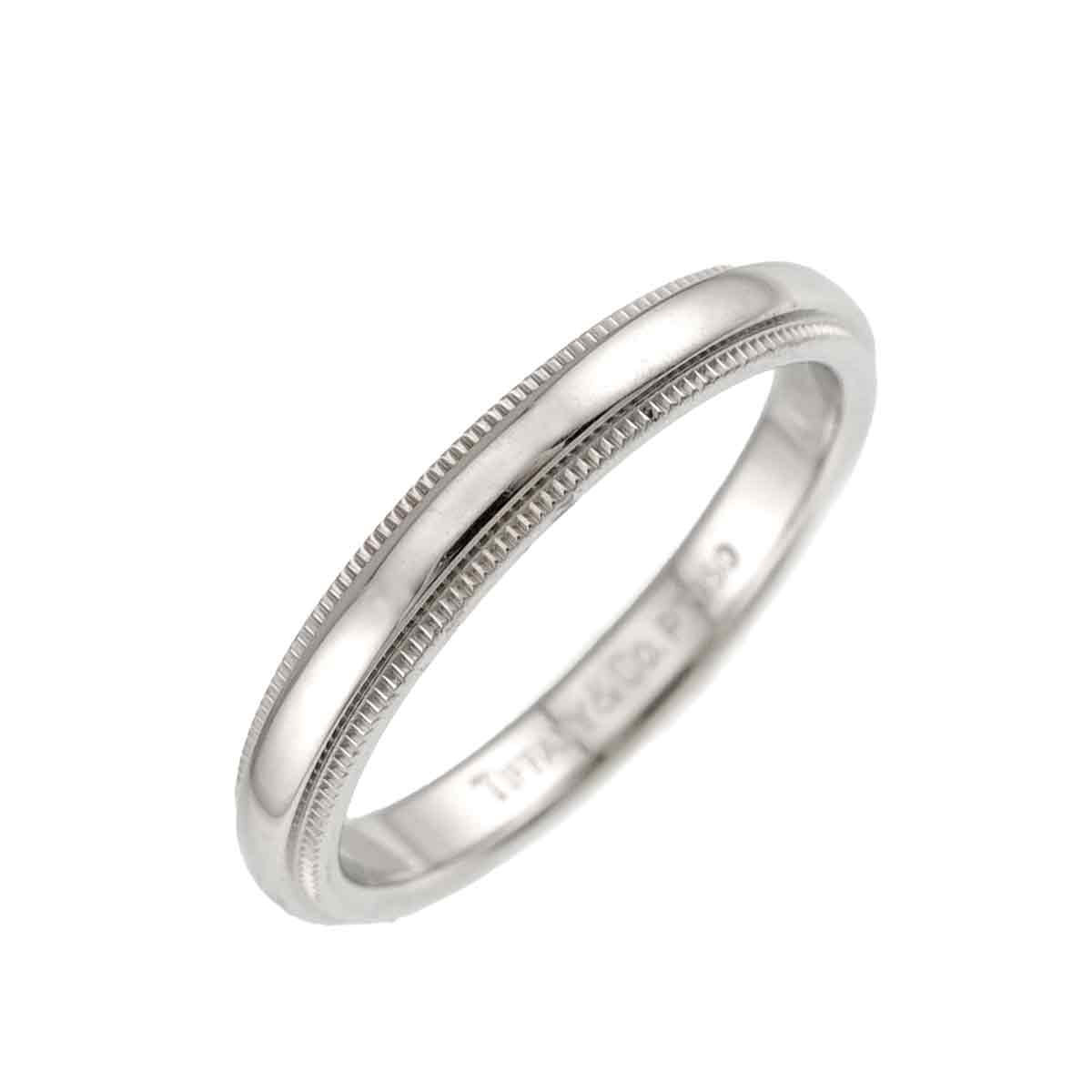 Milgrain Band Ring Pt Platinum Size7.25(US)
