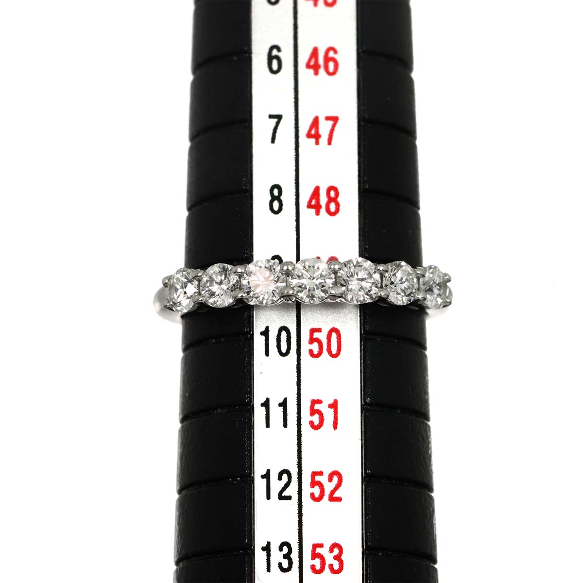 Half Diamond Ring Platinum size5-5.25(US)