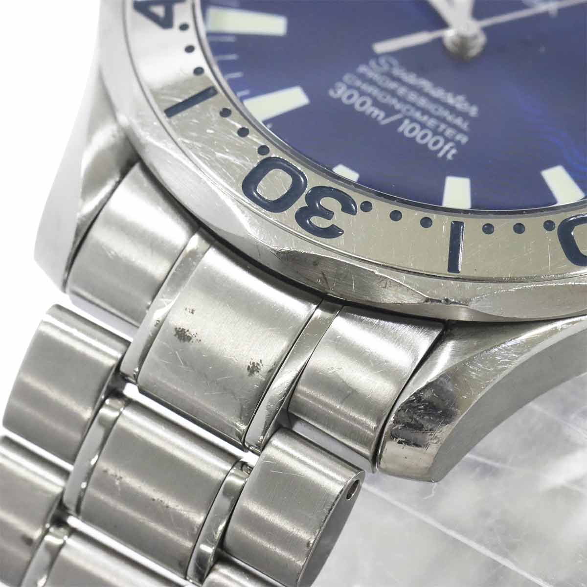 Seamaster Professional 300 2255 80 Mens Watch Date Blue Dial