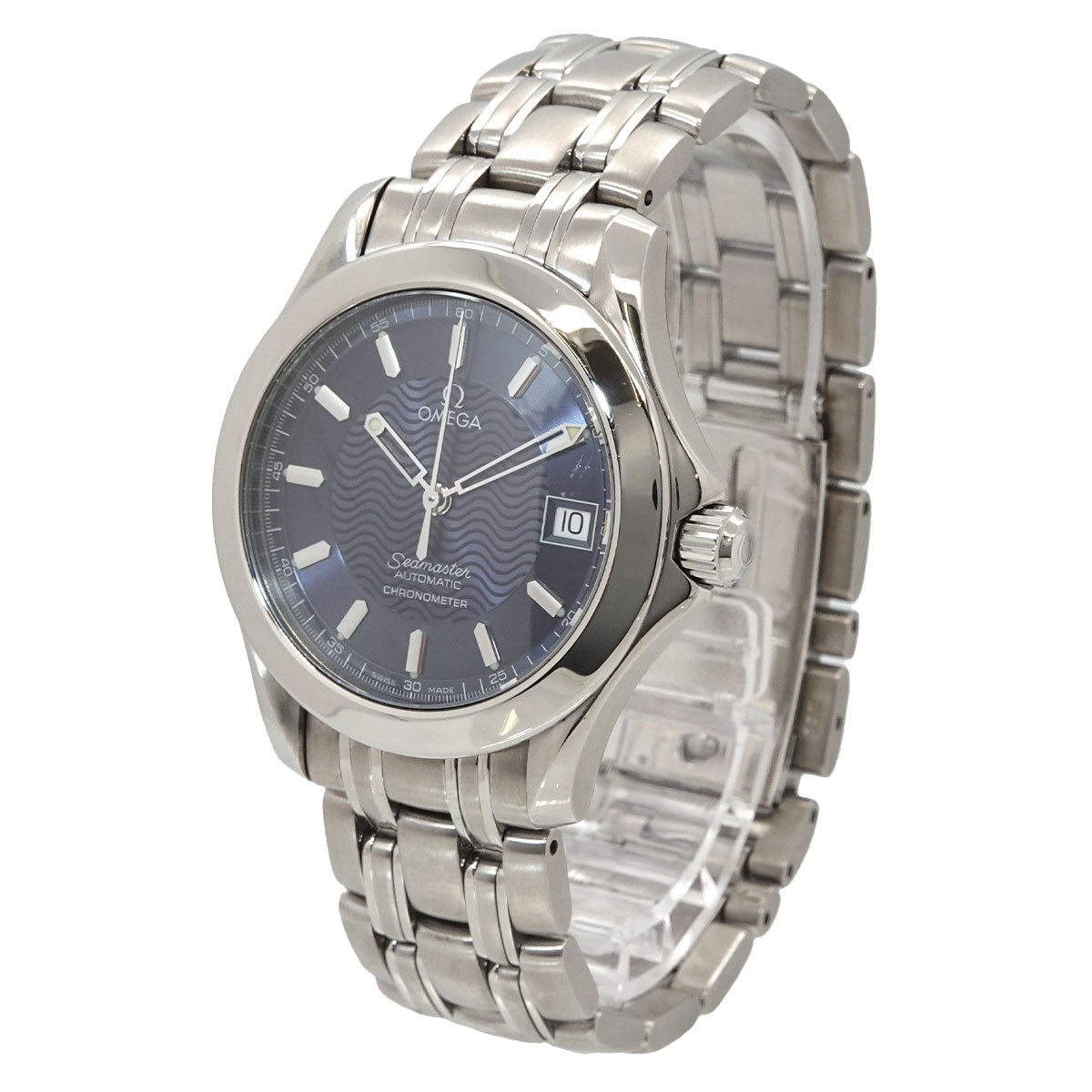 Seamaster 120m 2501 81 Automatic Date Navy Dial Mens Watch