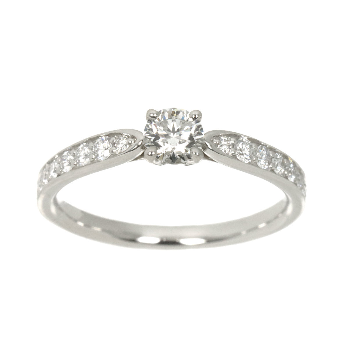 Harmony Diamond 0.26ct H/VS1/3EX Ring Pt Size4.75-5(US)