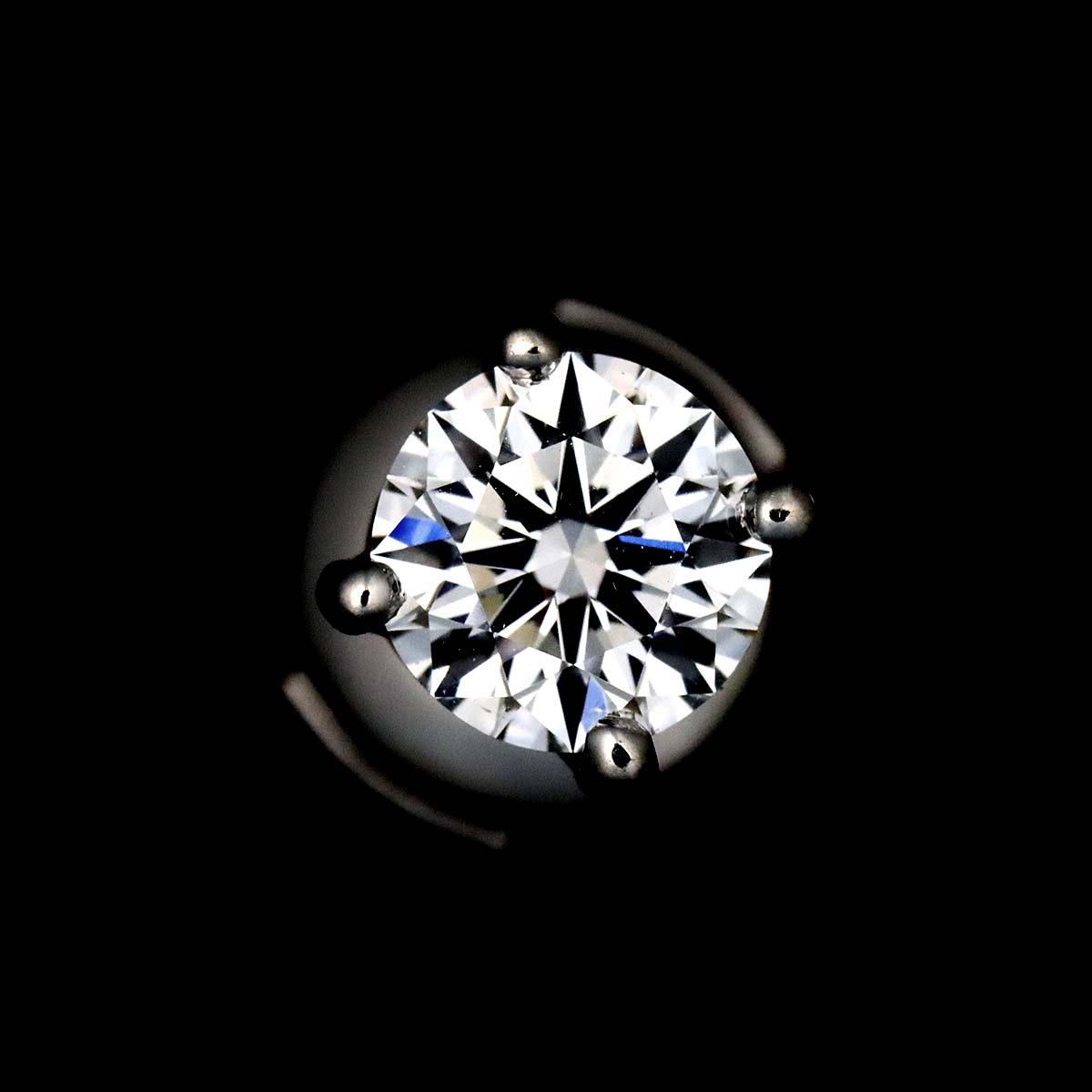 Diamond 0.56ctx2 G/VVS2/3EX-EX Earrings Pierced Pt