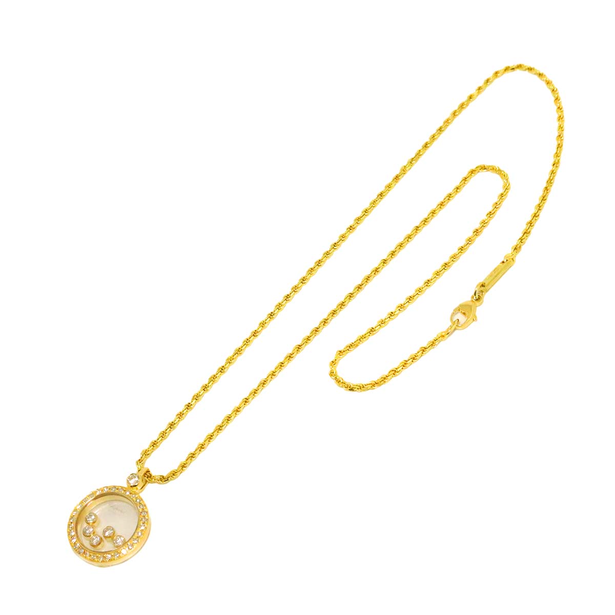 Happy Diamond Necklace 18K Yellow Gold 750