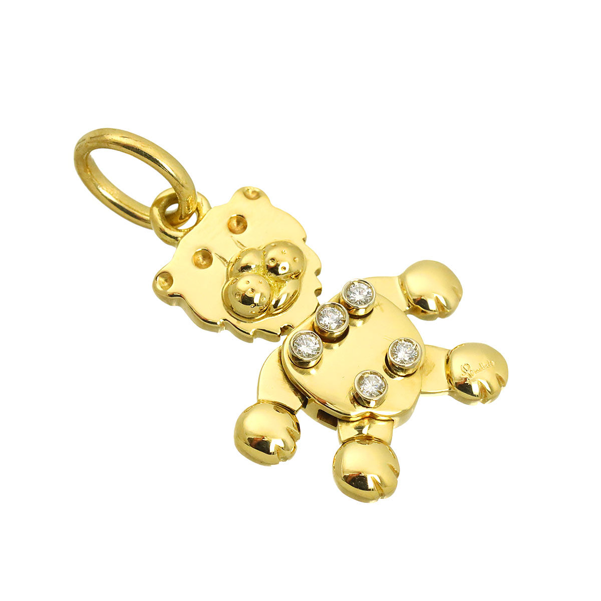 Diamond Pendant Top K18 Yellow Gold 750